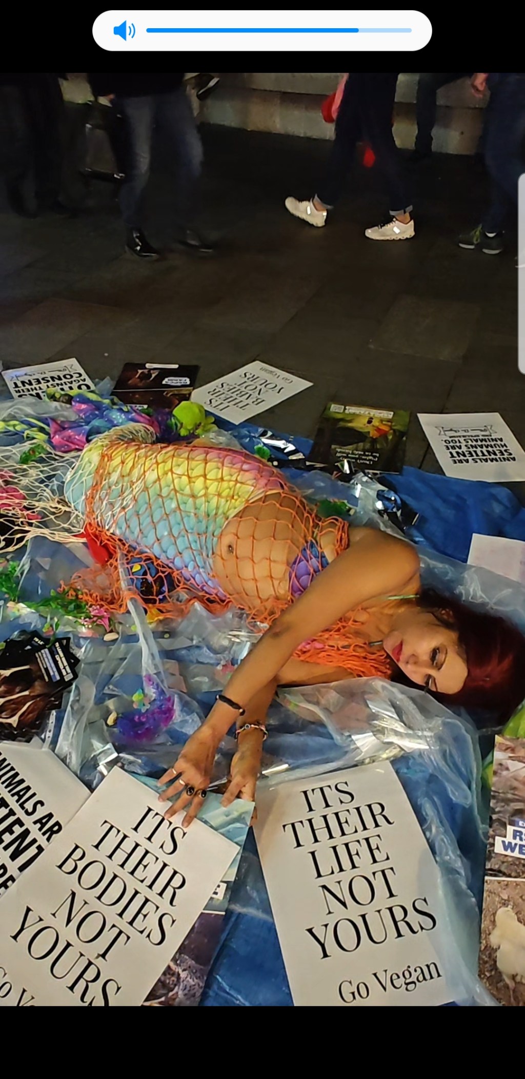 Sea Life Creatures Protest Against Fishing and&nbsp;Aquariums