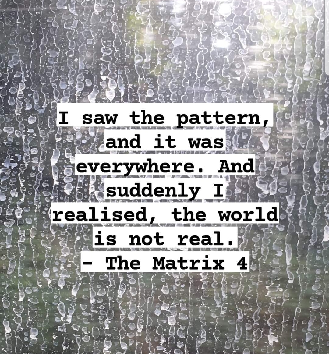 Identifying Patterns in the Matrix