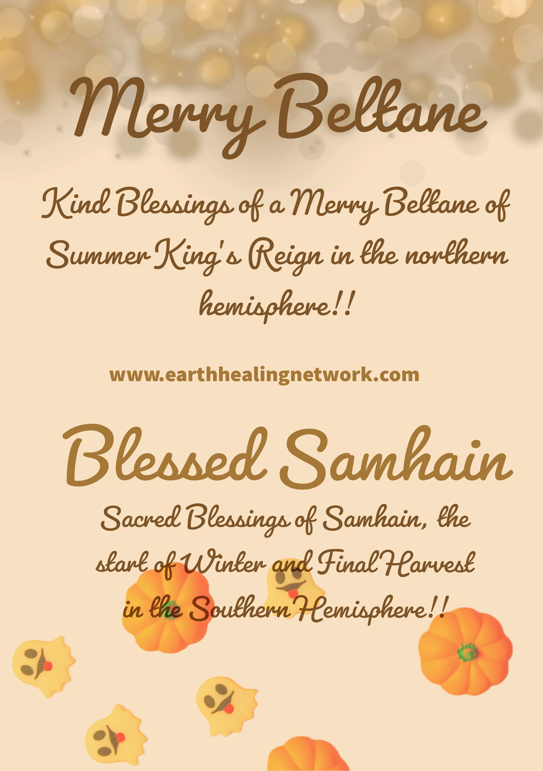 Merry Beltane/ Blessed Samhain